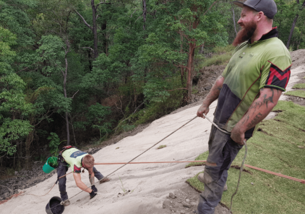 Steep Embankment Stabilsation Samford Valley 2 1024x771